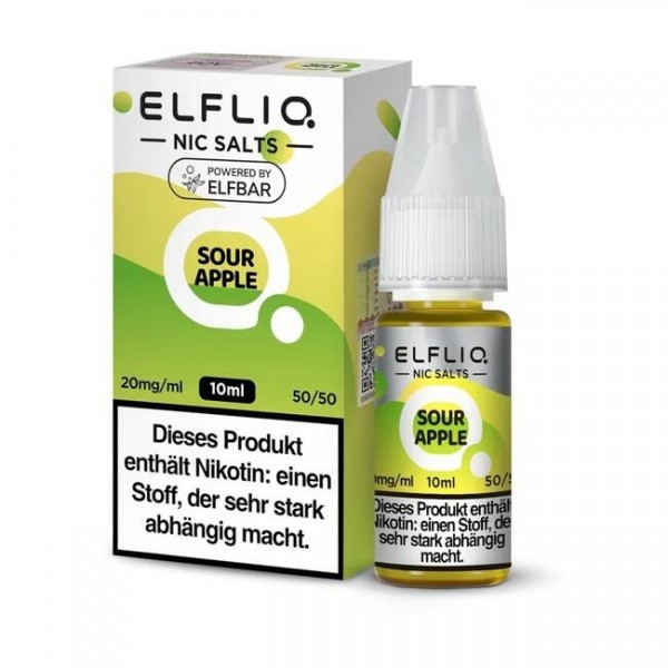 Sour Apple - Elfliq by Elfbar Nikotinsalz Liquid