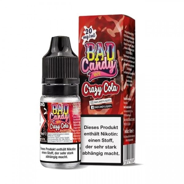 Crazy Cola - Bad Candy Nikotinsalz Liquid