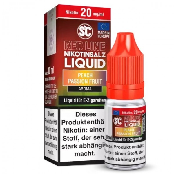 Peach Passion Fruit - SC Red Line Nikotinsalz Liquid