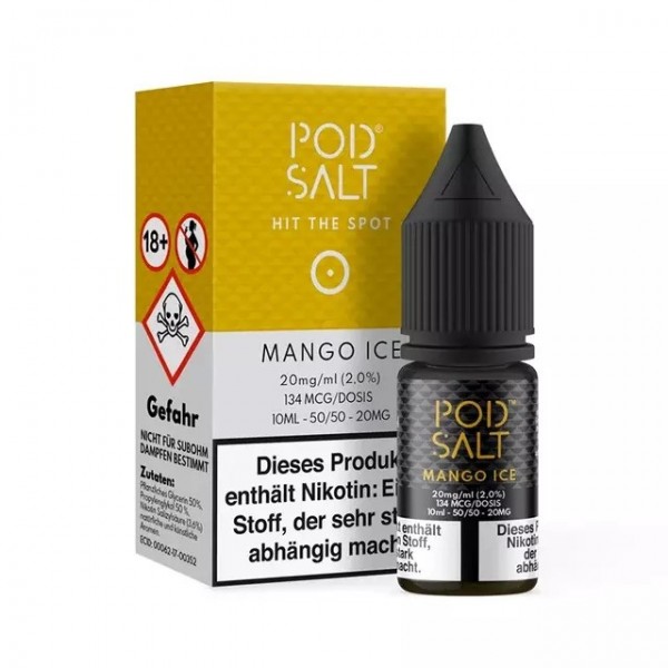 Mango Ice - Pod Salt Nikotinsalz Liquid