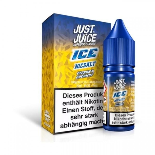 Citron & Coconut Ice - Just Juice Nikotinsalz Liquid