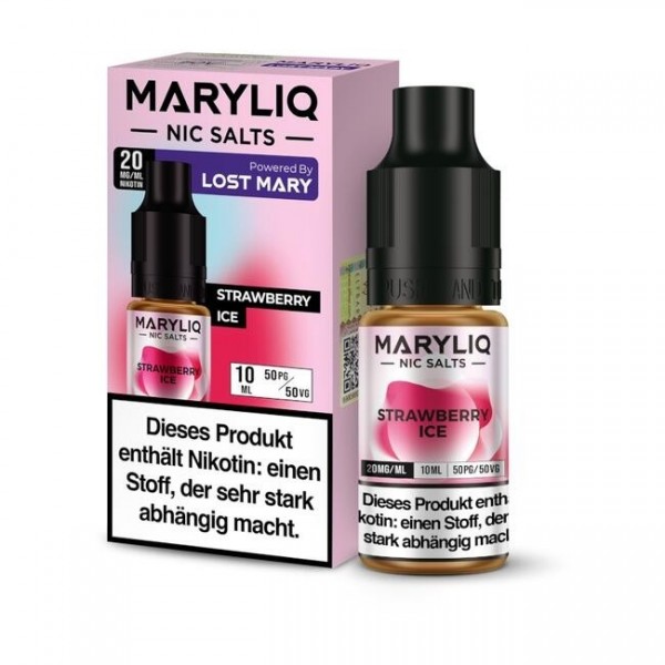 Strawberry Ice - Maryliq by Lost Mary Nikotinsalz Liquid