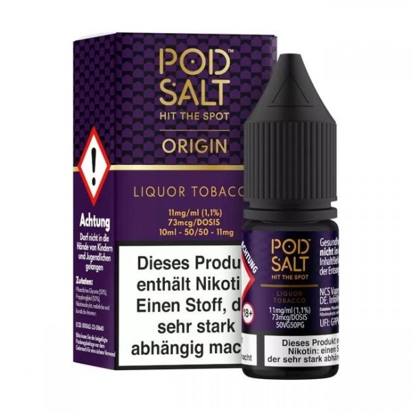 Liquor Tobacco - Pod Salt Origin Nikotinsalz Liquid