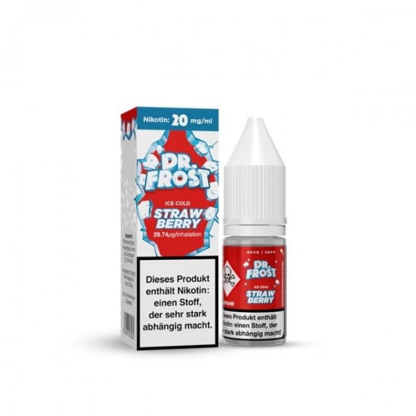 Ice Cold Strawberry - Dr. Frost Nikotinsalz Liquid