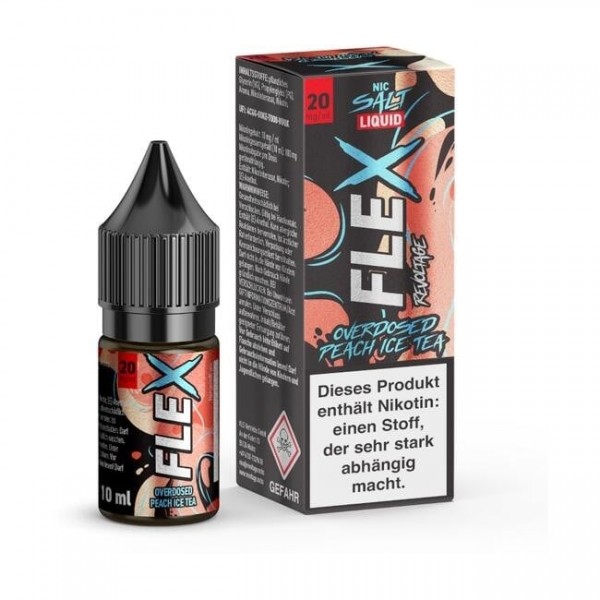 Overdosed Peach Ice Tea - Revoltage Flex Nikotinsalz Liquid