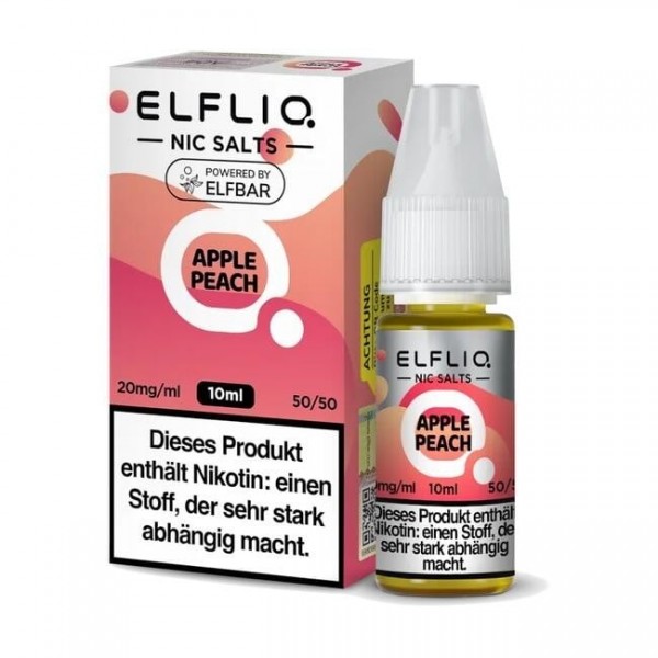 Apple Peach - Elfliq by Elfbar Nikotinsalz Liquid