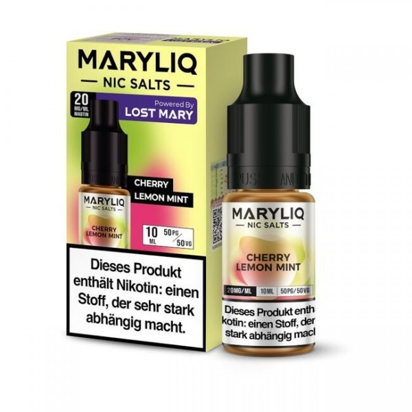 Cherry Lemon Mint - Maryliq by Lost Mary Nikotinsalz Liquid