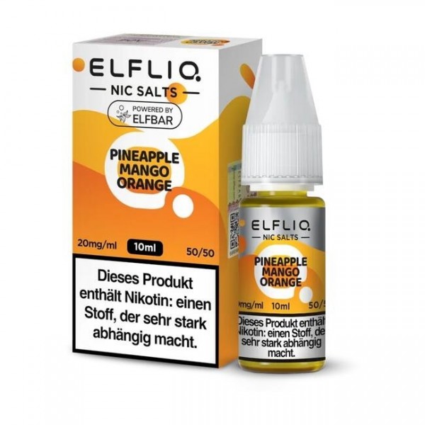 Pineapple Mango Orange - Elfliq by Elfbar Nikotinsalz Liquid