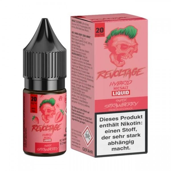 Super Strawberry - Revoltage Hybrid Nikotinsalz Liquid