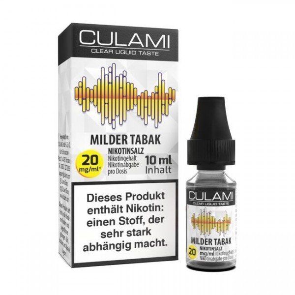 Milder Tabak - Culami Nikotinsalz Liquid