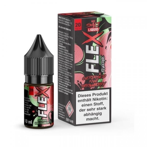 Overdosed Kiwi Strawberry - Revoltage Flex Nikotinsalz Liquid