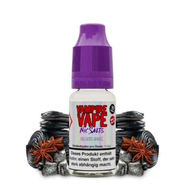 Black Jack - Vampire Vape Nikotinsalz Liquid