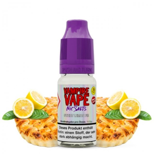 Sweet Lemon Pie - Vampire Vape Nikotinsalz Liquid