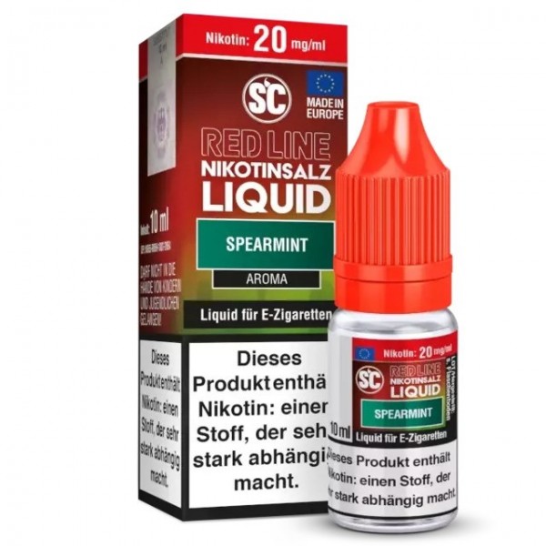 Spearmint - SC Red Line Nikotinsalz Liquid