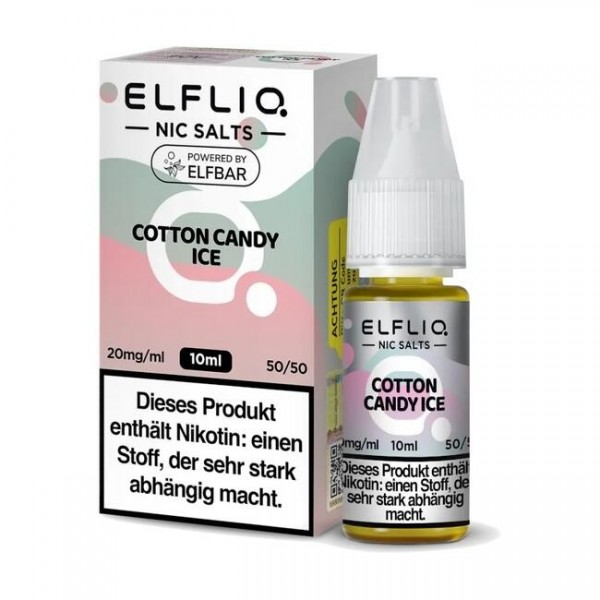 Cotton Candy Ice - Elfliq by Elfbar Nikotinsalz Liquid