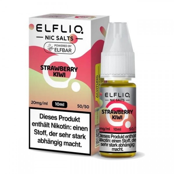 Strawberry Kiwi - Elfliq by Elfbar Nikotinsalz Liquid