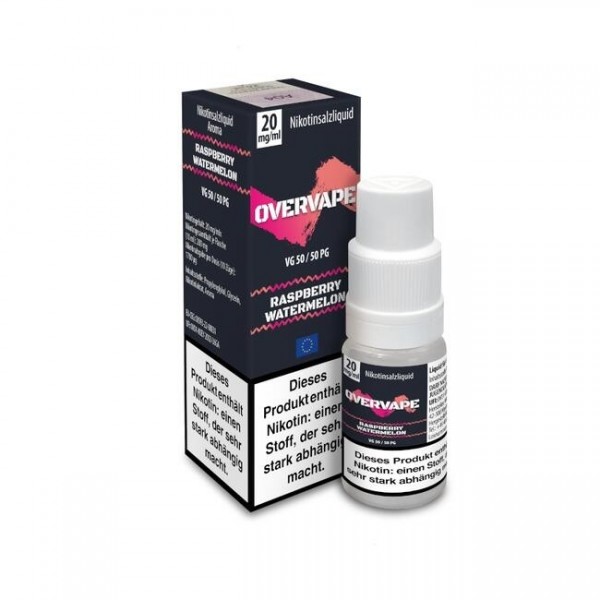 Raspberry Watermelon - Overvape Nikotinsalz Liquid