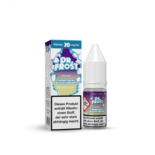 Ice Cold Honeydew Blackcurrant - Dr. Frost Nikotinsalz Liquid