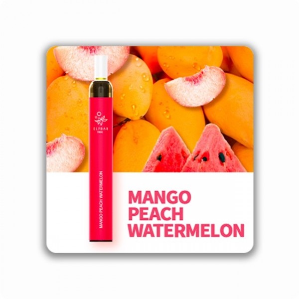 Mango Peach Watermelon Elf Bar T600 - Einweg E-Zigarette