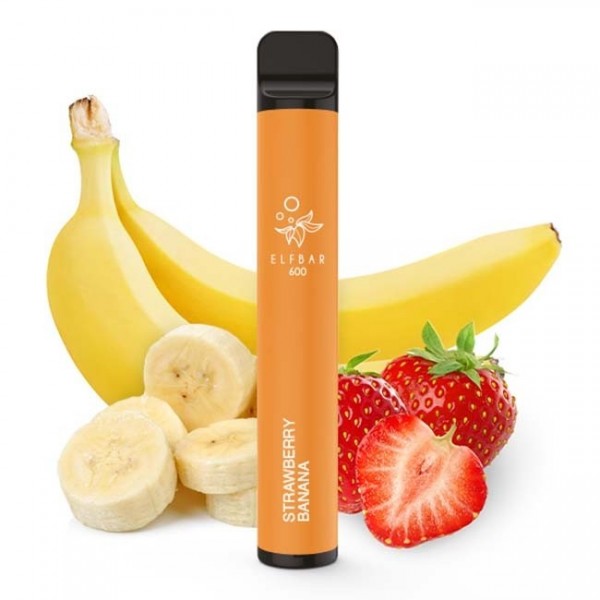 Strawberry Banana Elf Bar 600 - Einweg E-Zigarette