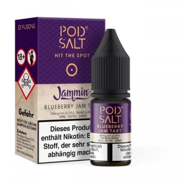 Blueberry Jam Tart - Pod Salt Fusion Nikotinsalz Liquid