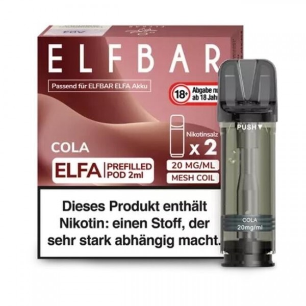 Cola - Elf Bar - Elfa Prefilled Pod (2er-Pack)