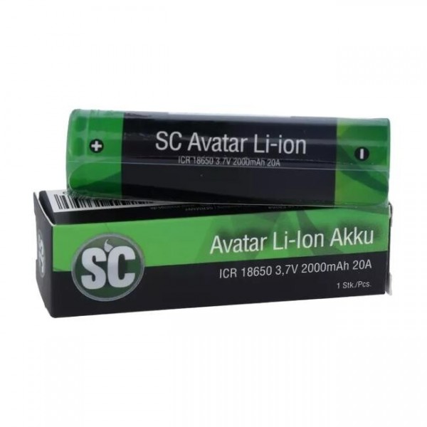 SC 18650er 2000 mAh Akku