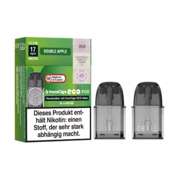 Double Apple - InnoCigs - Eco Prefilled Pod (2er-Pack)