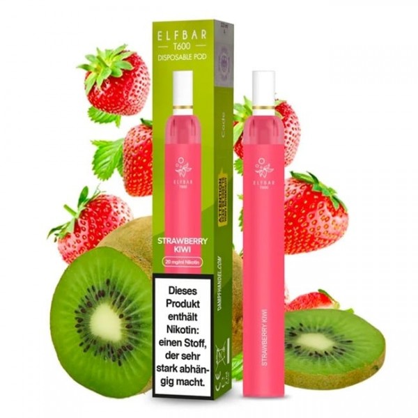 Strawberry Kiwi Elf Bar T600 - Einweg E-Zigarette