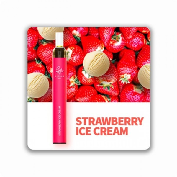 Strawberry Ice Cream Elf Bar T600 - Einweg E-Zigarette